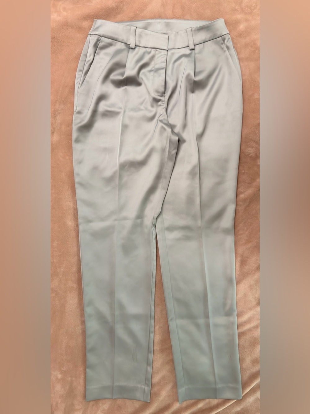 Alfani Light Gray Pleated Dress Pants
